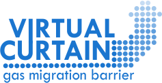 Virtual Curtain Gas Migration Barrier